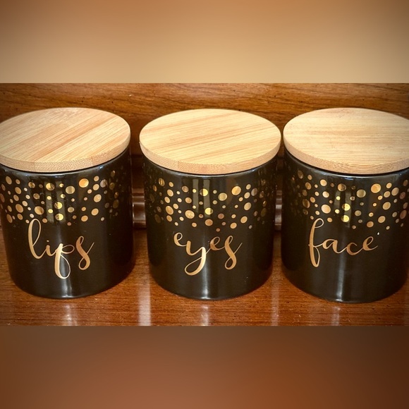 Makeup storage jars ✨ - Picture 2 of 2
